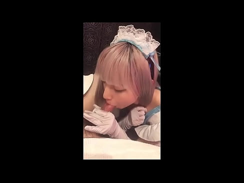 ❤️ Japonský idol [mayuka], kostým francúzskej slúžky, časť 1, fajčenie a honenie s pleťovým mliekom ❤❌ Krásne porno na nás ❌️❤